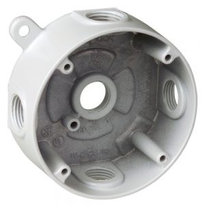 round metal junction box